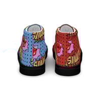 Image 4 of Women’s high top canvas shoes
