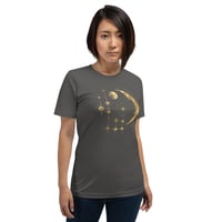 Image 25 of Gold Planetary Celestial Inspired Unisex t-shirt