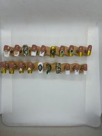Medium Square Press On Nail Set 12
