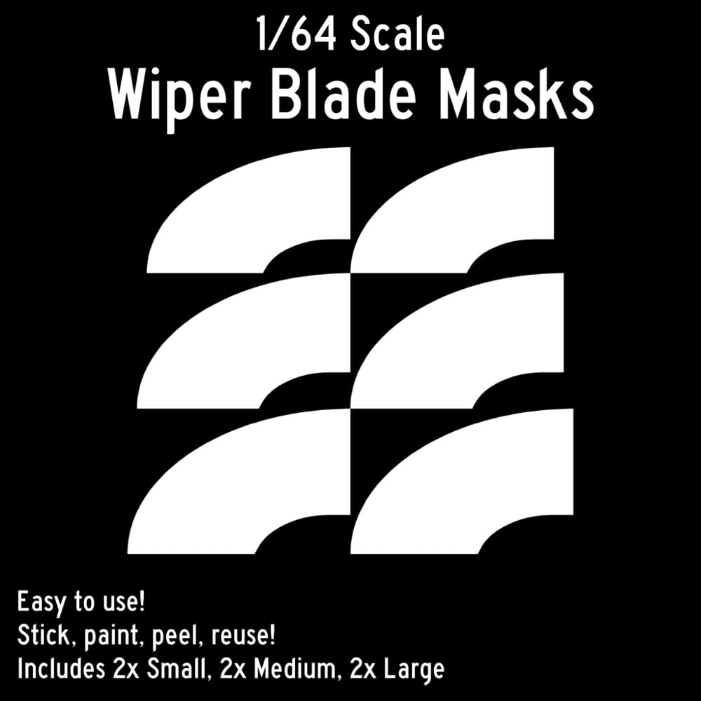 1/64 Scale Wiper Masks