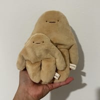 Beige Big & Little Bloog Pair 