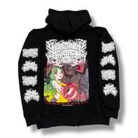 Image 5 of YANDERE CHAINSAW REGURGITATION FACTORY - PULLOVER/ZIP-UP HOODIES