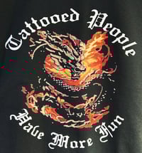 Image 3 of WL Tattooed People on Black Tee sizes Small Thru 5X