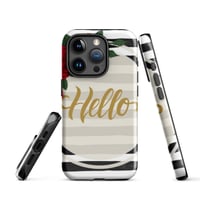Image 9 of Cygen Divine Designs Hello Tough Case for iPhone®