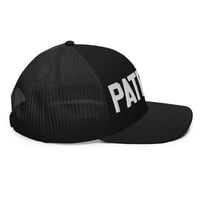 Image 6 of PATRIOT White on Black Richardson 112 Mesh Trucker Cap from PatriotsCo