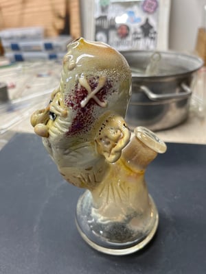 Image of DL X Jonny Carcass Collab Zombie Head Dab Rig