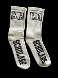 Image 3 of SSR03 - “Traditional” White Crew Socks
