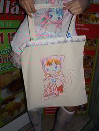 Image 4 of ♫• ℜ3𝔫 + 𝔗3𝔰0𝔯𝔬 ★Green angel tote bag