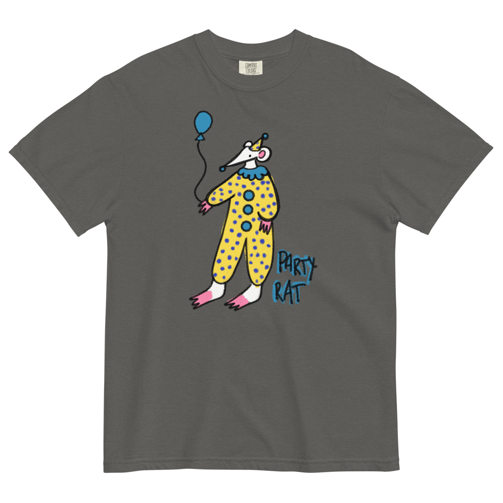 YELLOW PARTY RAT TEE