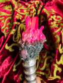 Pink Aura Quartz - Ritual Rattler
