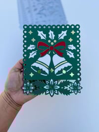 Image 5 of Christmas MEXICAN PAPEL PICADO METAL DIECUT 
