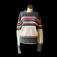 Image 1 of Orlon Campus Fair Isle Sweater Medium