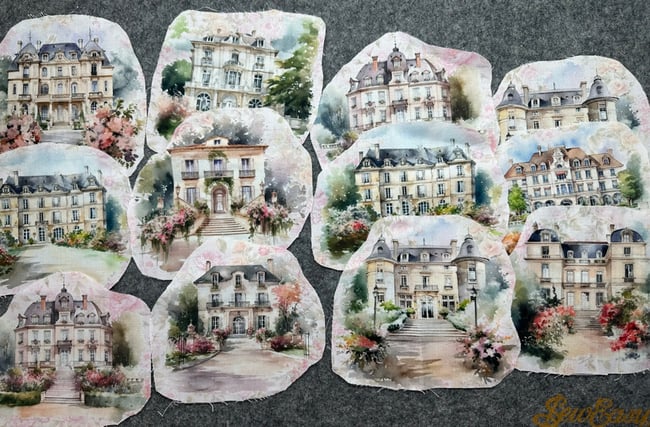Chateau houses x3