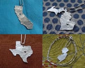 Image of Custom State/Country Necklace
