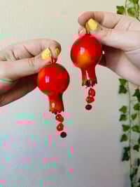 Image 3 of 🩸♥️Pomegranate Juice♥️🩸 Earrings 