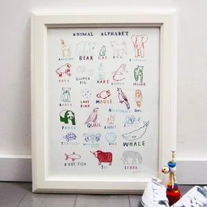 Image of 'Animal Alphabet' Print