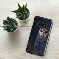 Image 4 of Baroque Style Gothic Inspired Owl Oil Painting Tough case for Samsung®