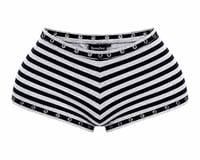 Image 2 of Striped Grommet Mini Shorts