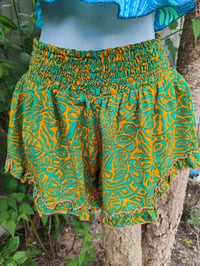 Image 1 of Frida frilly shorts- lime green