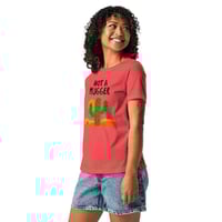 Image 3 of Women's Relaxed T-Shirt, Not a Hugger T-Shirt | Funny Introvert Cactus Humor Graphic Tee