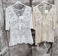 Maria Crochet Throwover 