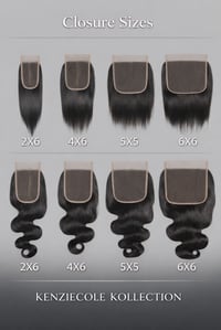 2* 6   Transparent Lace Closure 