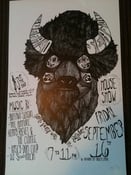 Image of Buffalo Head Bailey Layne Flyer Poster