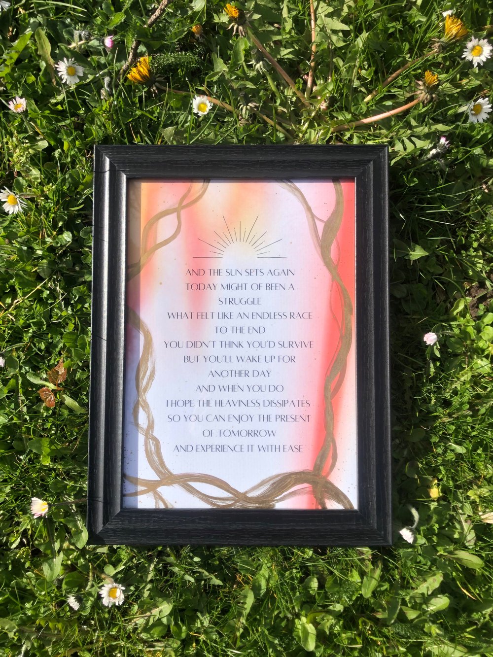 Framed poetry
