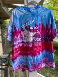Image 1 of 2XL Scream Into The Void Tie Dye Shirt E10