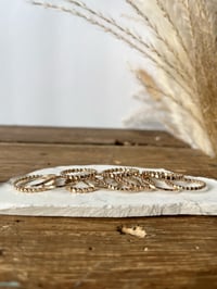 Image 4 of Textured Gold filled band