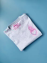 Image 2 of Hellfire heart tee - adult