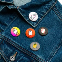 FISU bird 20th anniversary Set of pin buttons