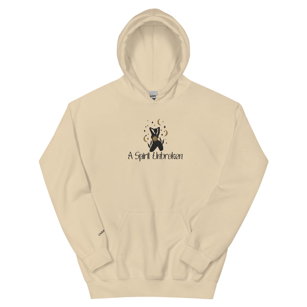 Image of Spirit Unbroken Body Embroidered Hoodie 