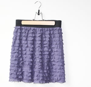 Image of Purple Ruffle Skirt