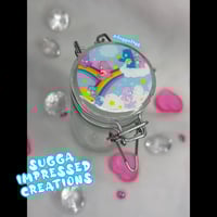 Image 1 of Cute Care Bear Mini Glass Stash