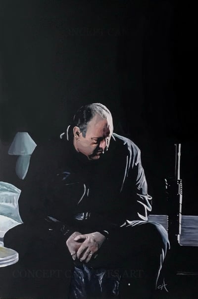 Image of Tony Soprano ‘Second Wind’ Original 