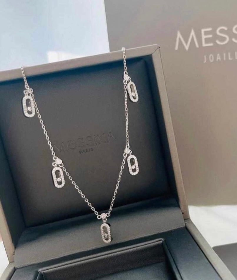 Messika 18 gold plated silver set