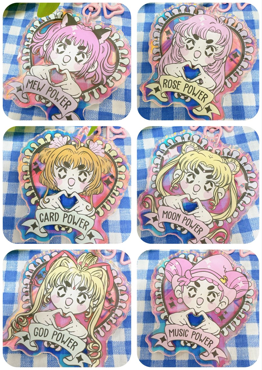 Image of “Magical girls” keychains