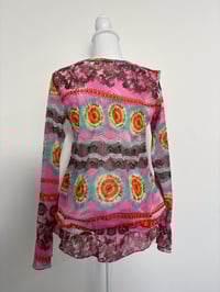 Image 3 of 00s Pink long top // L 