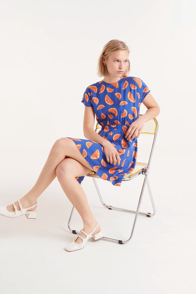 Image of VESTIDO CORTO EST NARANJAS (ANTES 46,95€)