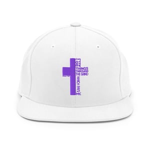 Image of Purp I Can Do All Things... Snapback