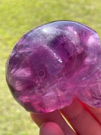 Image 11 of Purple Fluorite Crystal Skull #1884
