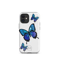 Image 4 of Tough Case for iPhone® "Blue Butterfly"