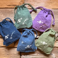 Image 2 of Phish Batik mini pouch