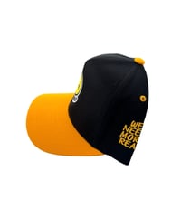 Image 2 of Black and yellow SnapBack 