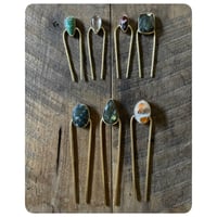 Image 3 of Solid Brass Hairpins 