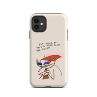 Image 2 of TAKE DOWN THE SYSTEM Tough Case for iPhone® 