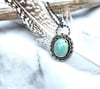 Handmade Sterling Silver Giraffe Turquoise Pendant 925