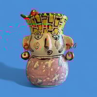 Image 2 of Lady with Earrings Vase