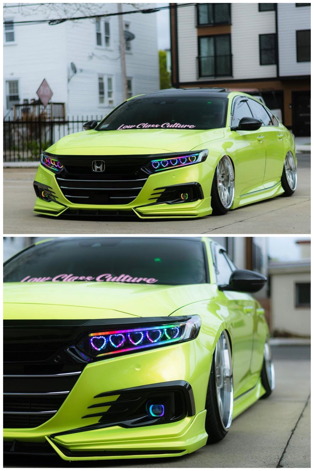 Honda Accord 2017-2022 5 Gem Heart Style RgB